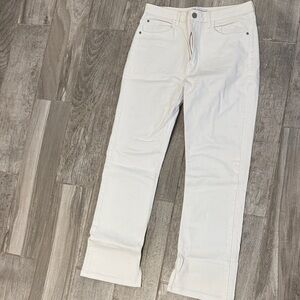 Zara Cream Denim Pants